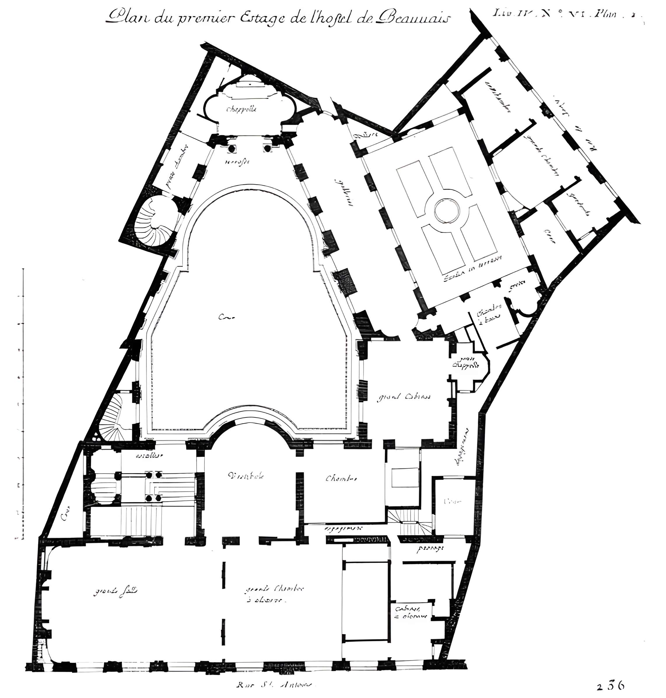 Hôtel de Beauvais, actuellement Cour Administrative d'Appel de Paris
