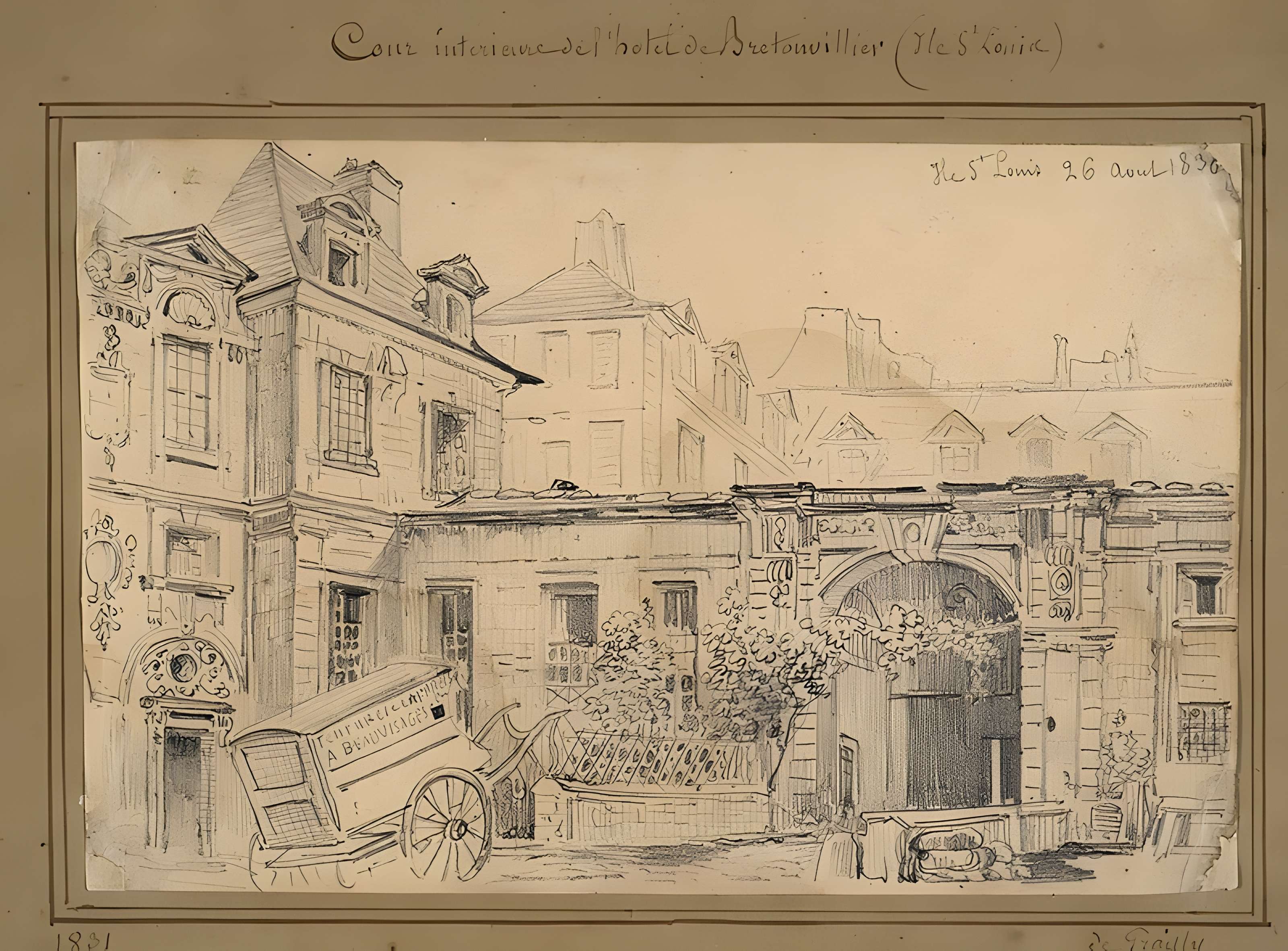 Hôtel de Bretonvilliers à Paris