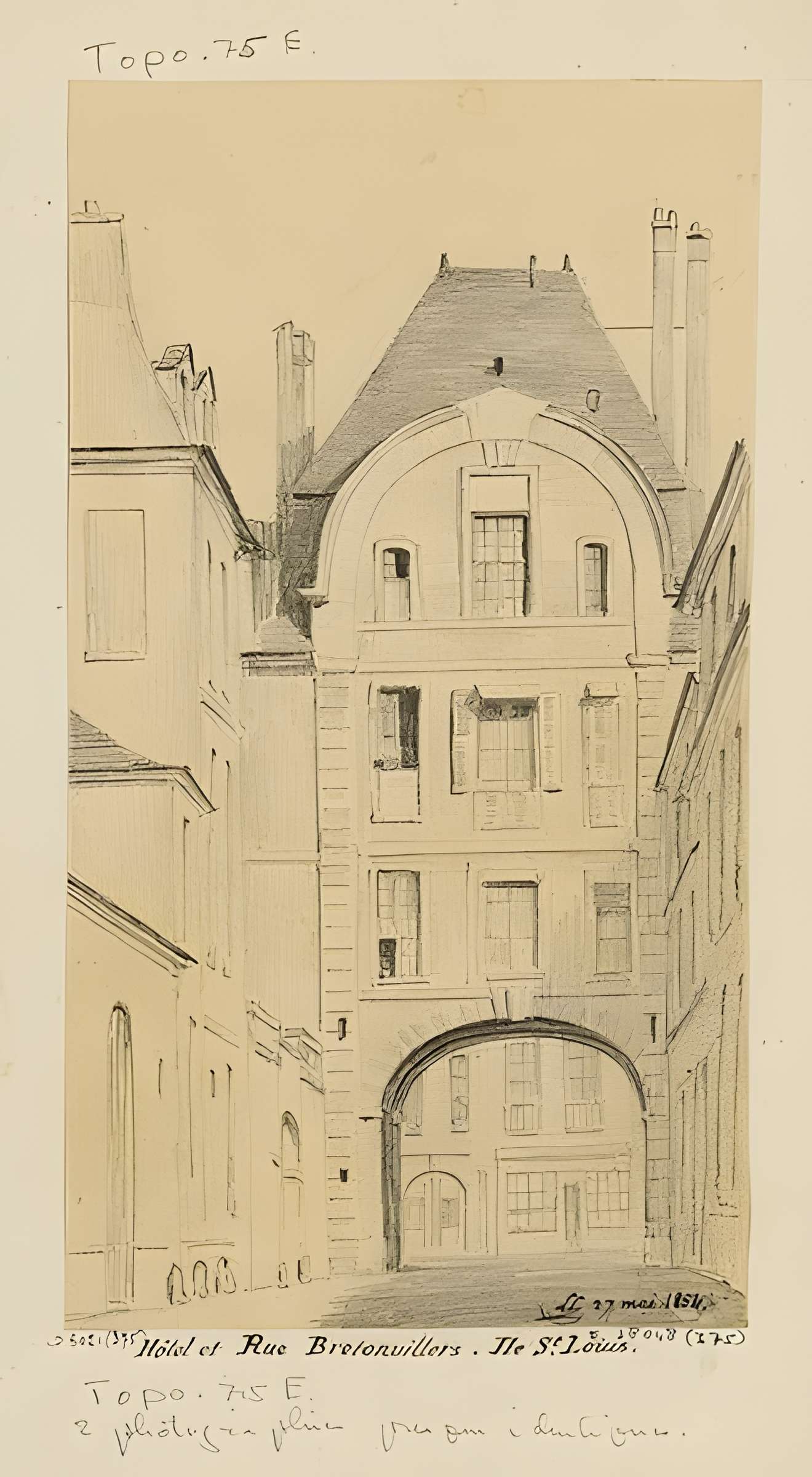 Hôtel de Bretonvilliers à Paris