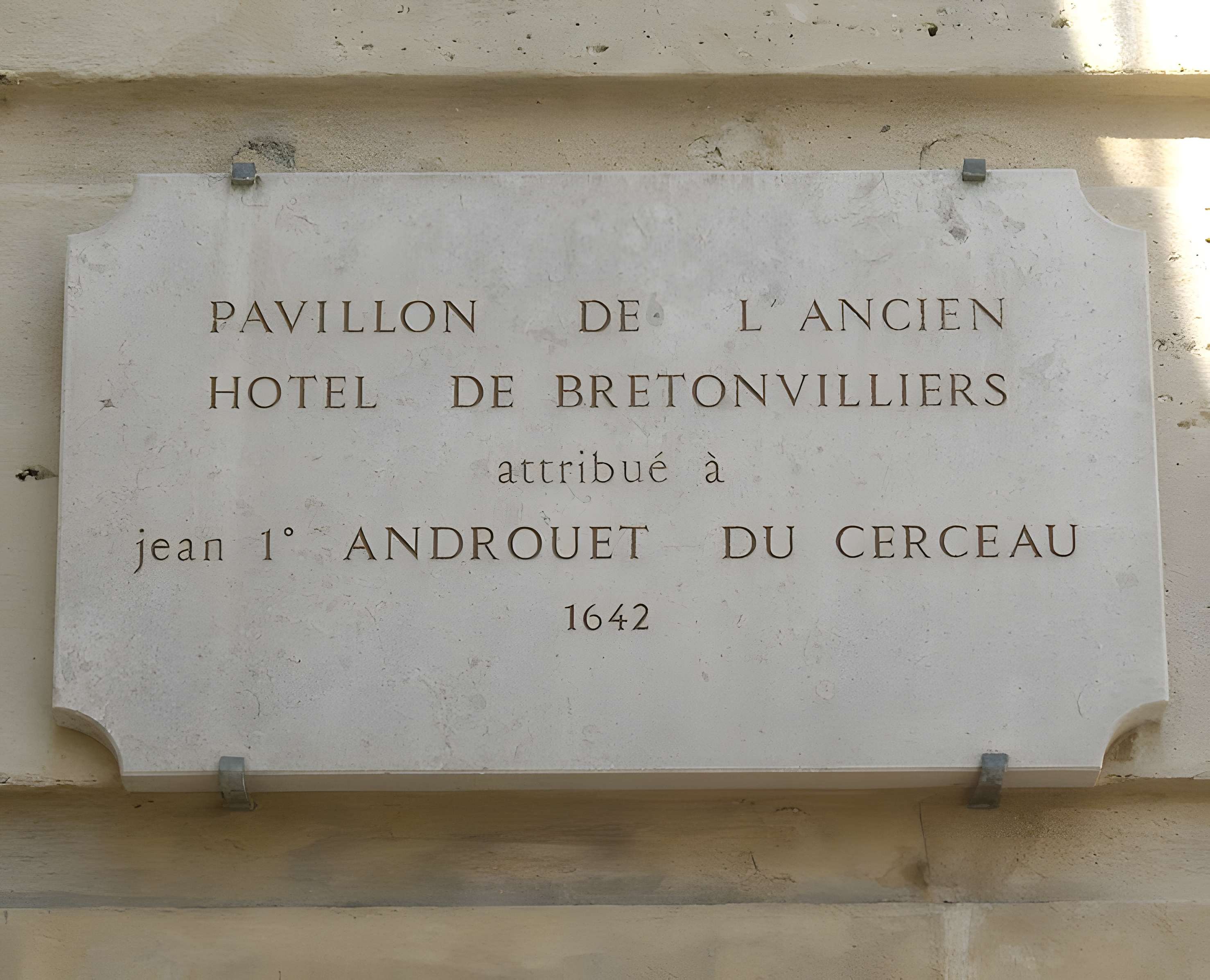 Hôtel de Bretonvilliers à Paris