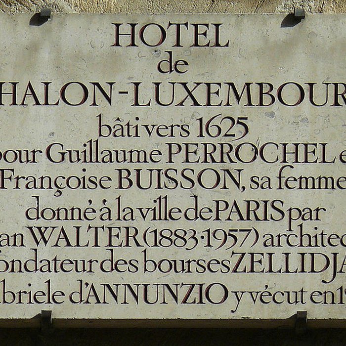 Photo de Hôtel de Chalon-Luxembourg à Paris