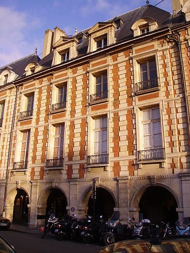 Photo de Hôtel de Clermont-Tonnerre, place des Vosges à Paris