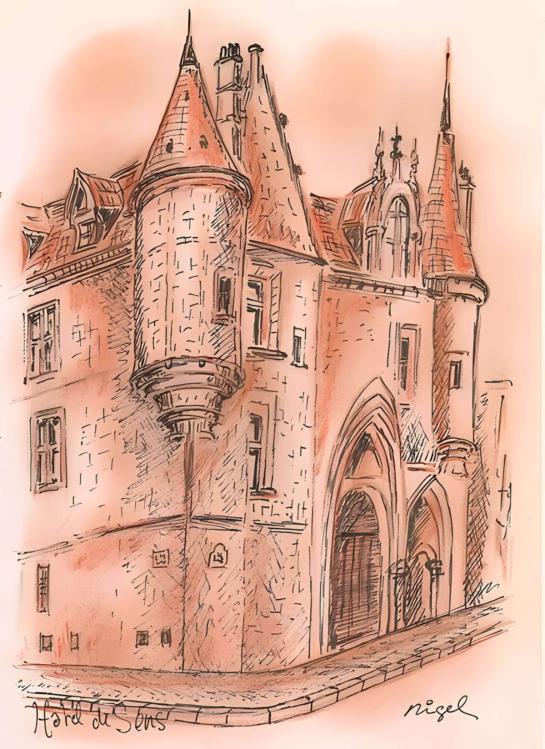 Hôtel des archevêques de Sens à Paris