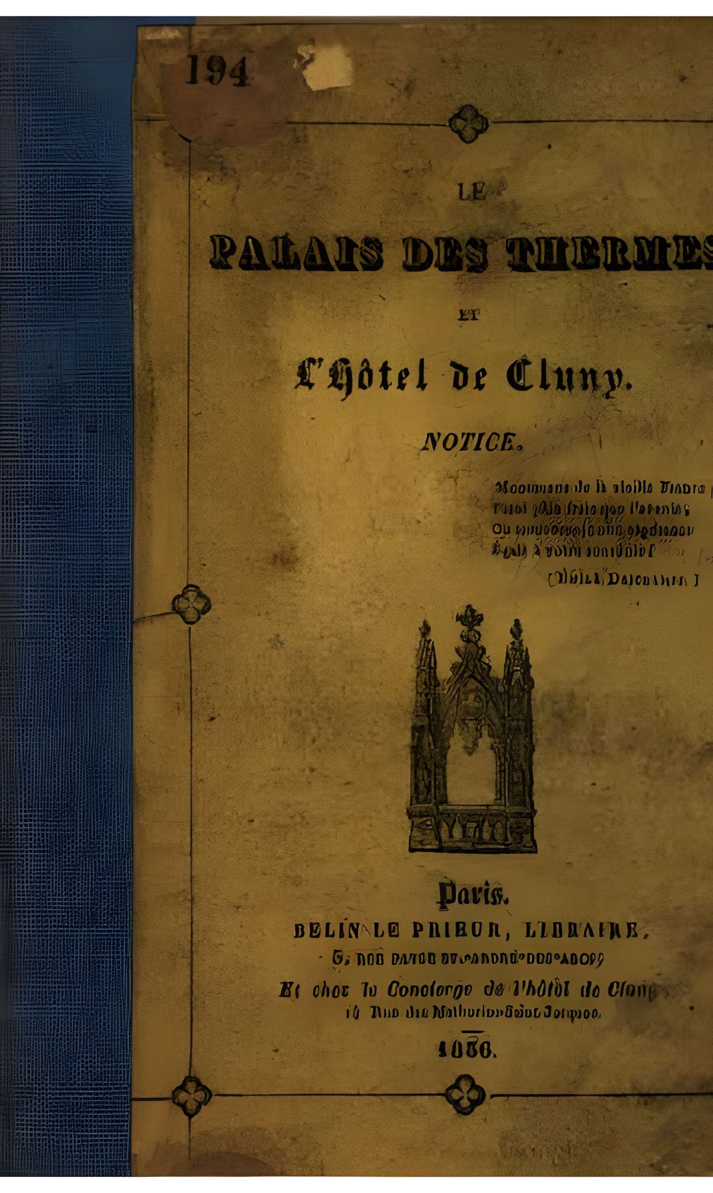 Musée du Moyen Age - thermes et hôtel de Cluny