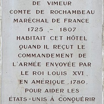 Hôtel dAsfeld ou Rochambeau