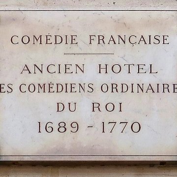 Hôtel des Comédiens ordinaires du roi - Paris 6ème
