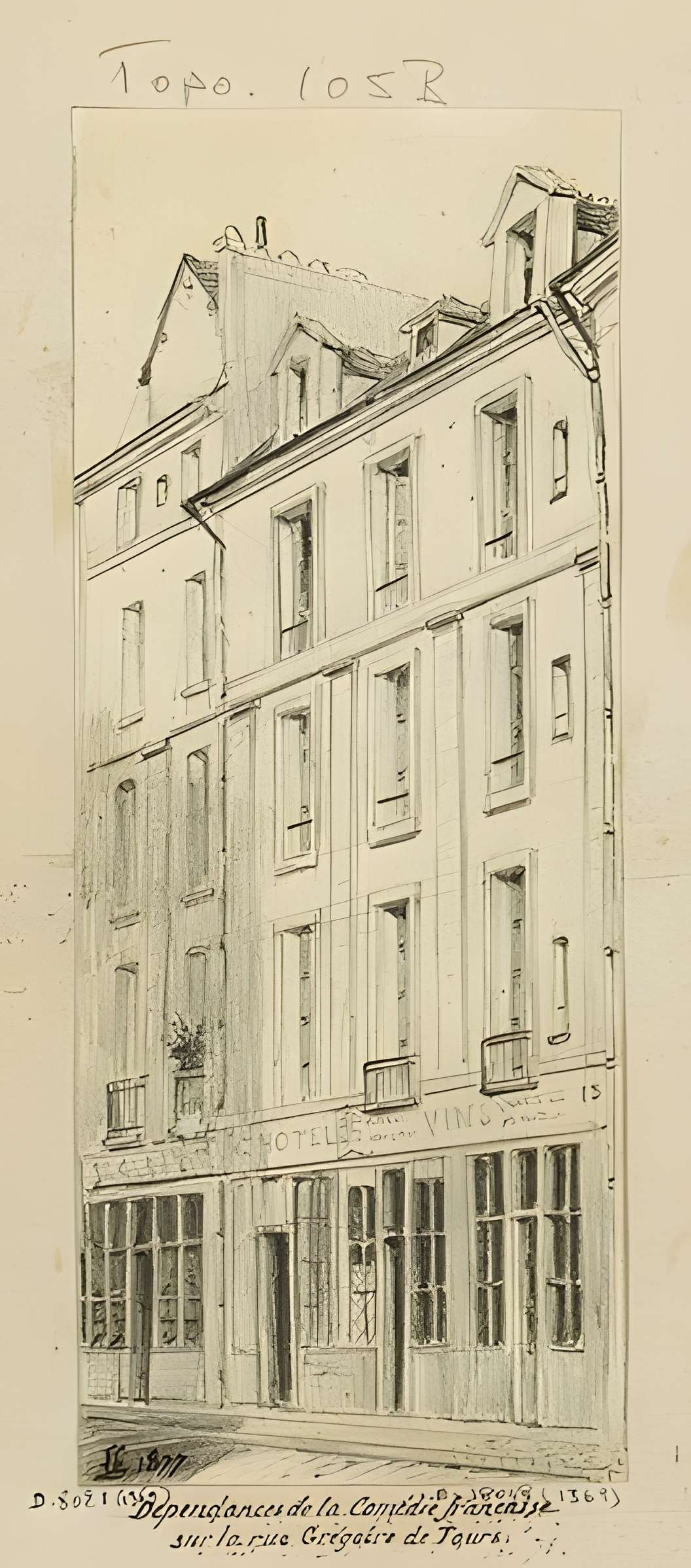 Hôtel des Comédiens ordinaires du roi - Paris 6ème