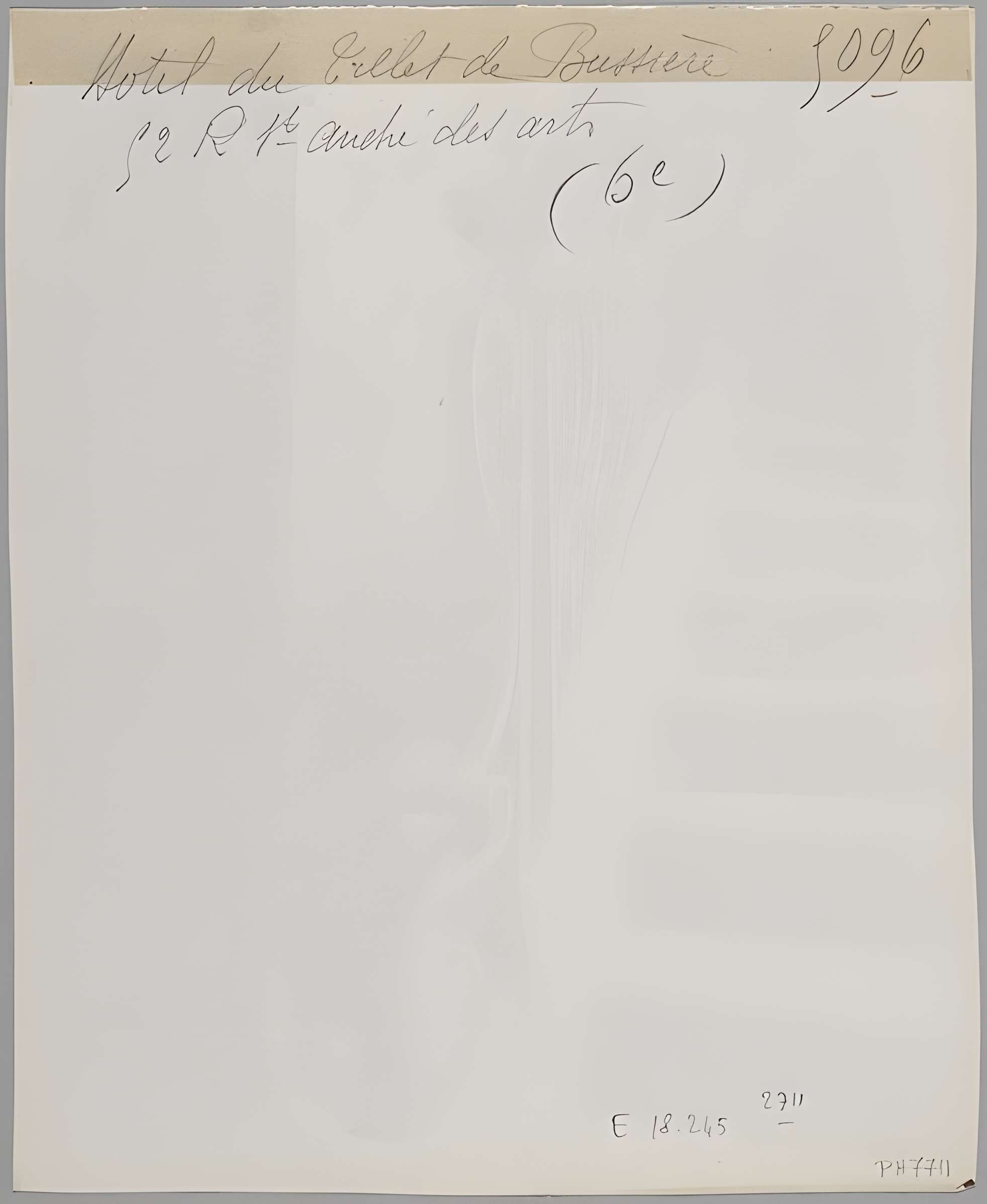 Hôtel du Tillet de la Bussière à Paris