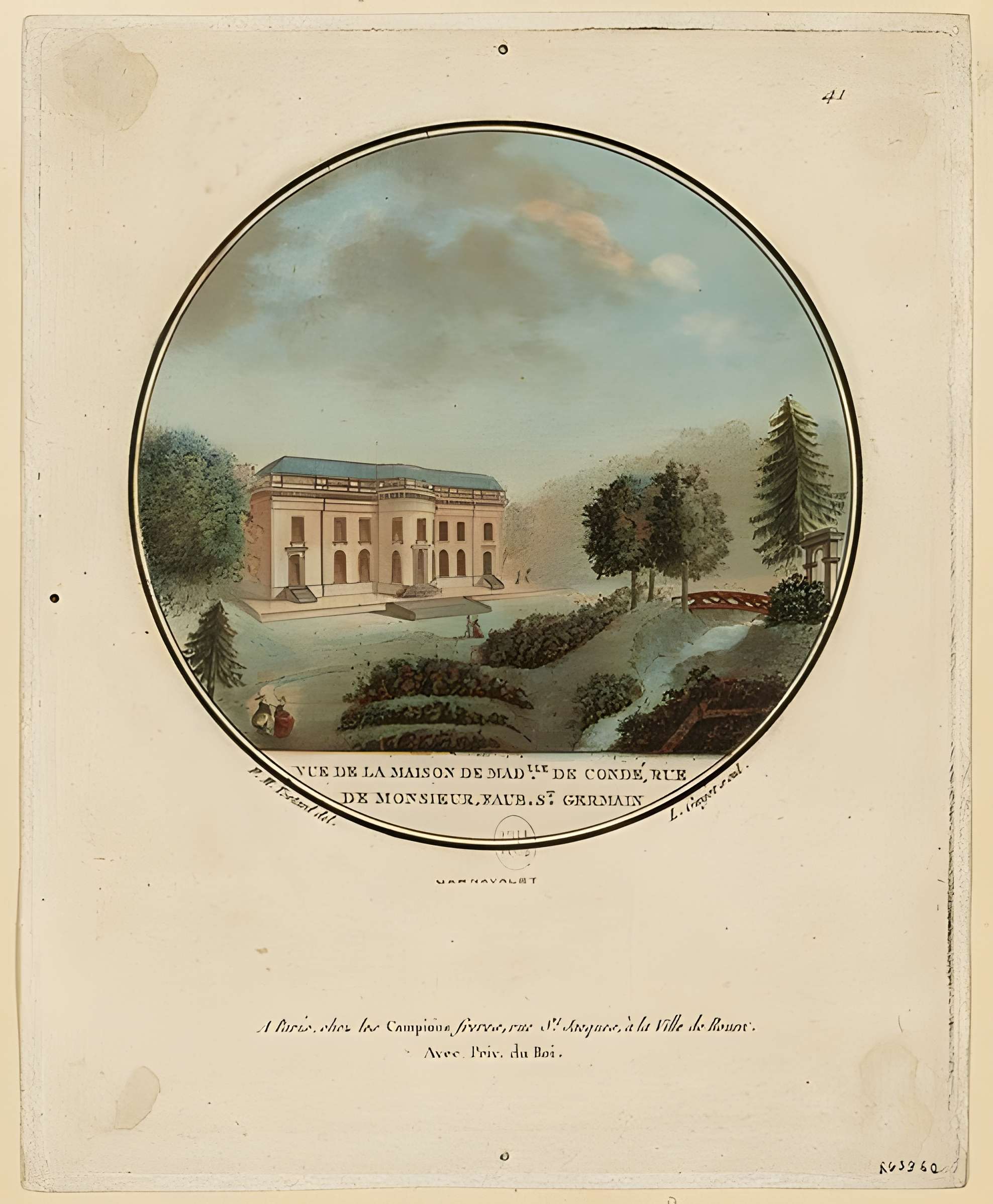 Hôtel de Bourbon-Condé à Paris