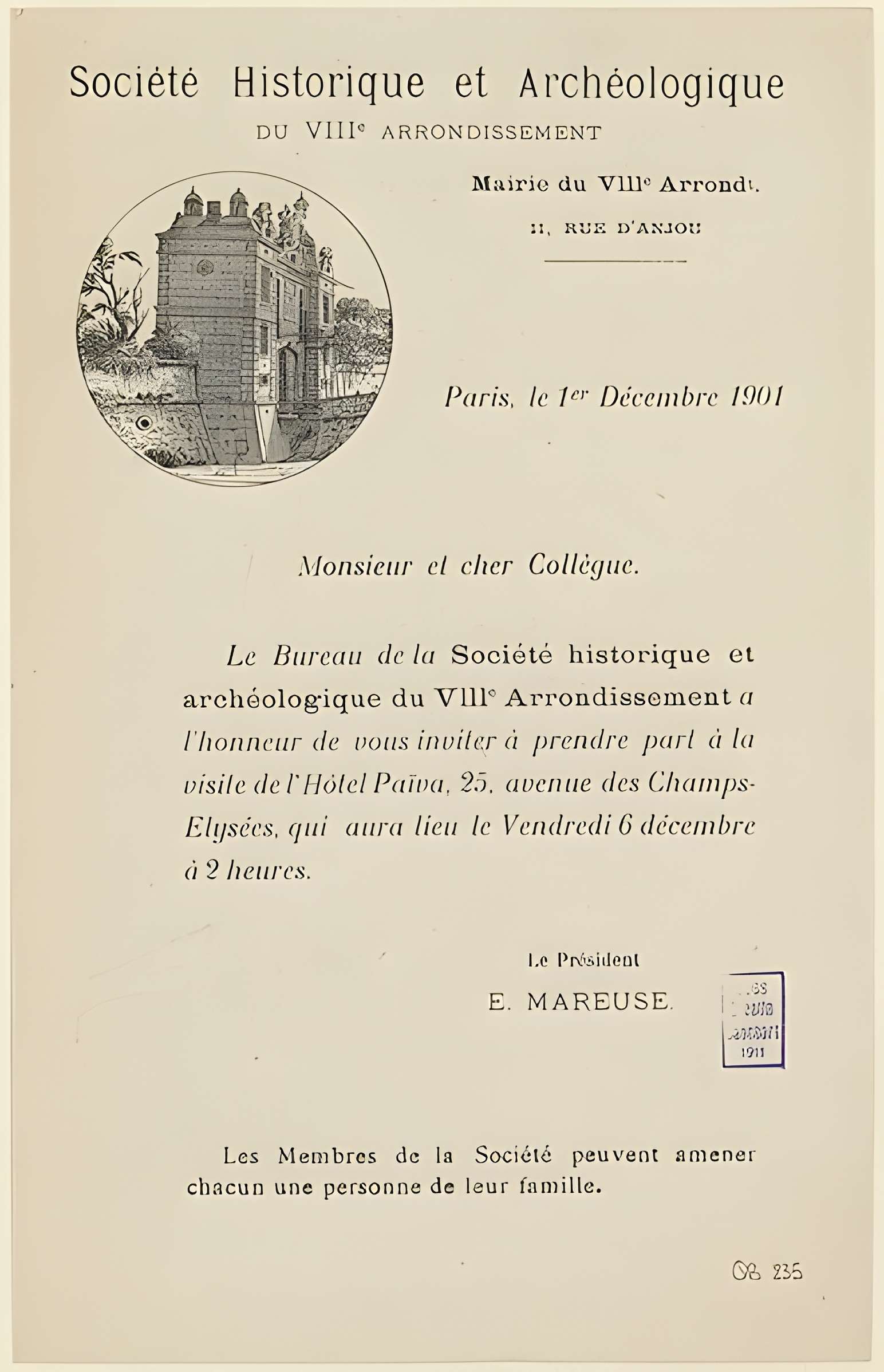 Hôtel de la Païva à Paris