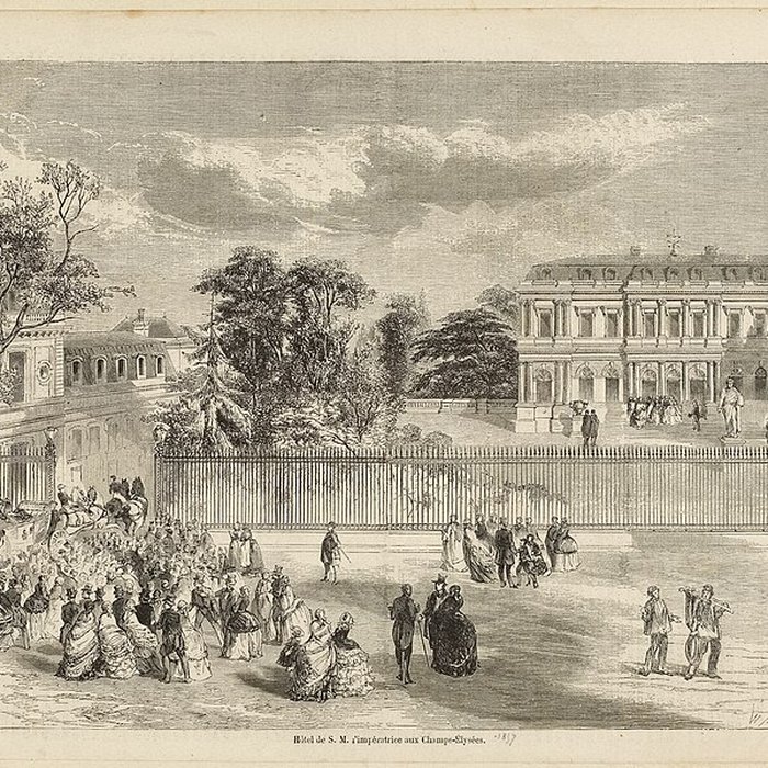 Photo de Immeuble dit Hôtel de lImpératrice Eugénie ou hôtel du Baron Hirsch