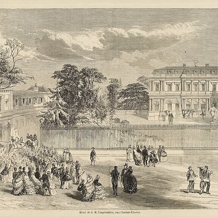 Photo de Immeuble dit Hôtel de lImpératrice Eugénie ou hôtel du Baron Hirsch