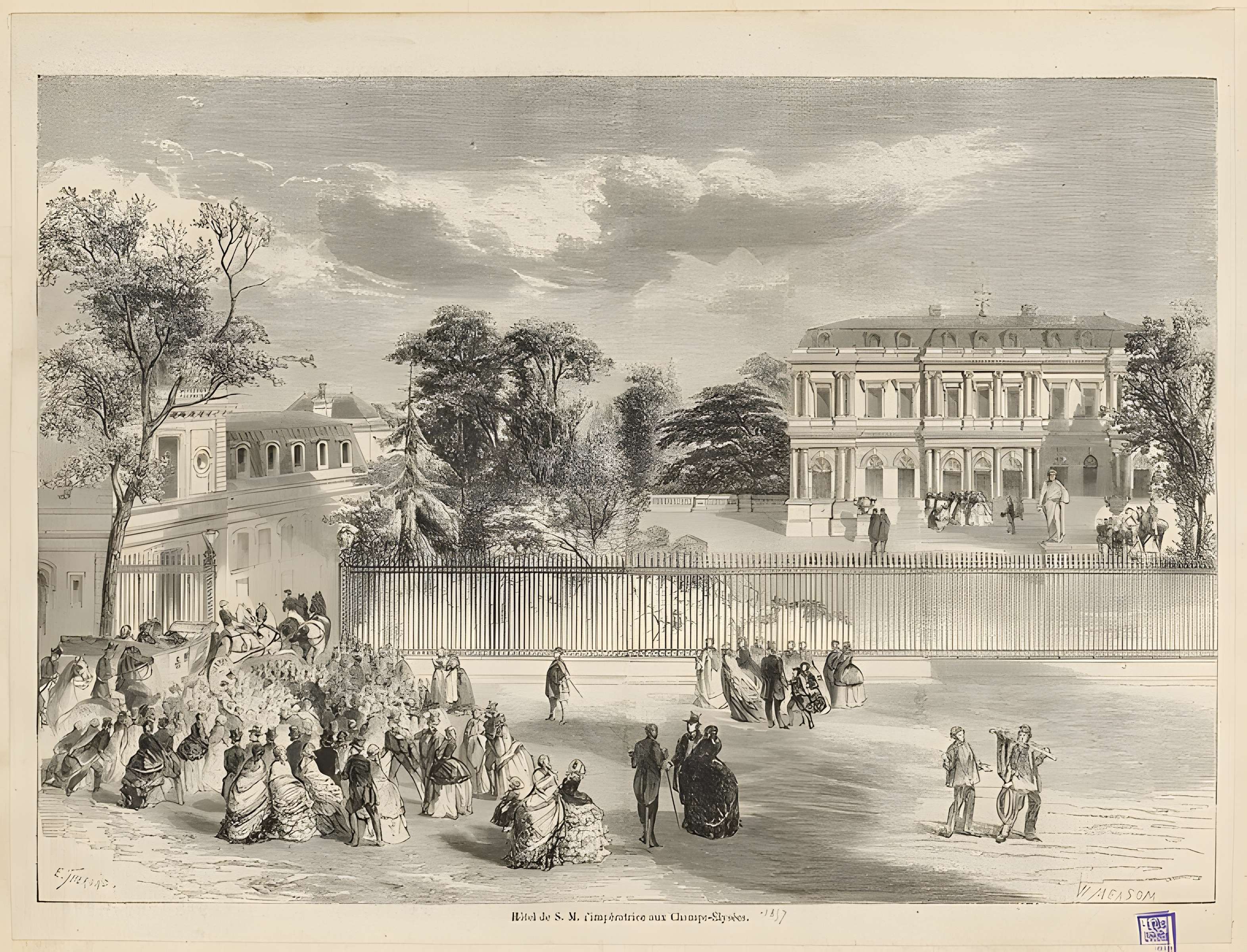 Immeuble dit Hôtel de l'Impératrice Eugénie ou hôtel du Baron Hirsch