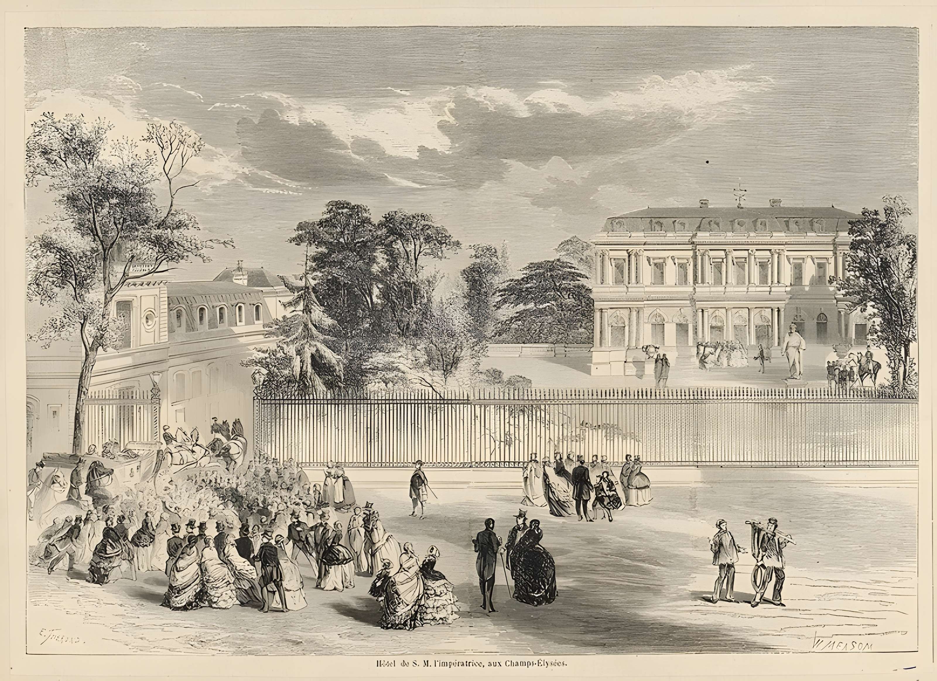 Immeuble dit Hôtel de l'Impératrice Eugénie ou hôtel du Baron Hirsch