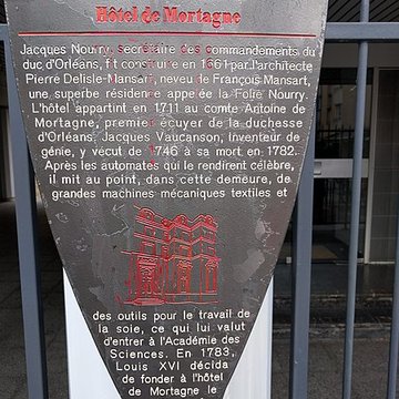 Ancien Hôtel de Mortagne ou de Vaucanson