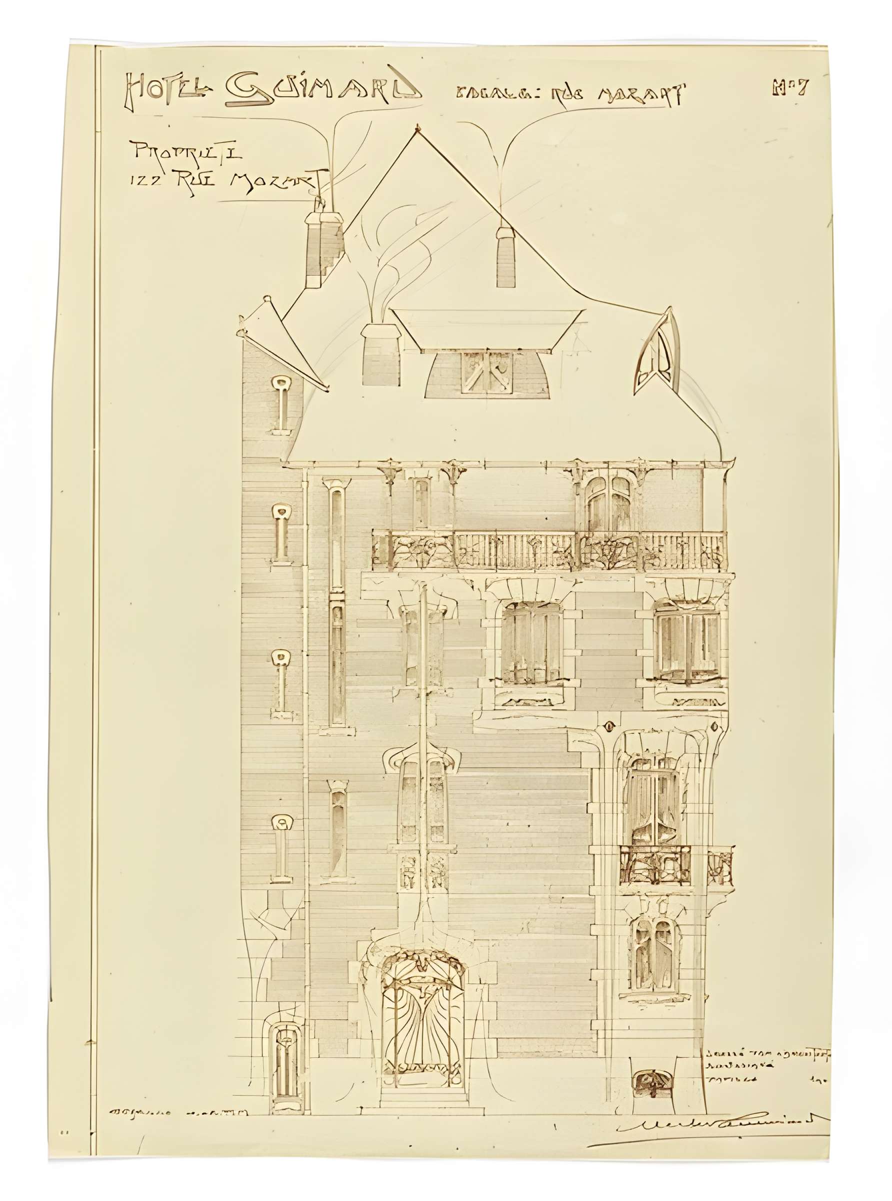 Ancien Hôtel Véron ou Château d'Auteuil, dit aussi Hôtel Puscher ou de Pérignon