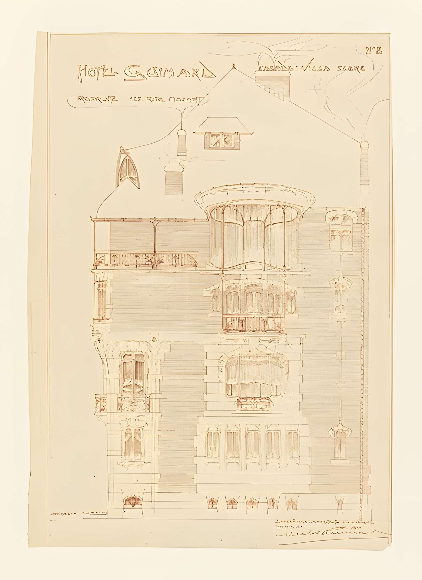 Ancien Hôtel Véron ou Château d'Auteuil, dit aussi Hôtel Puscher ou de Pérignon