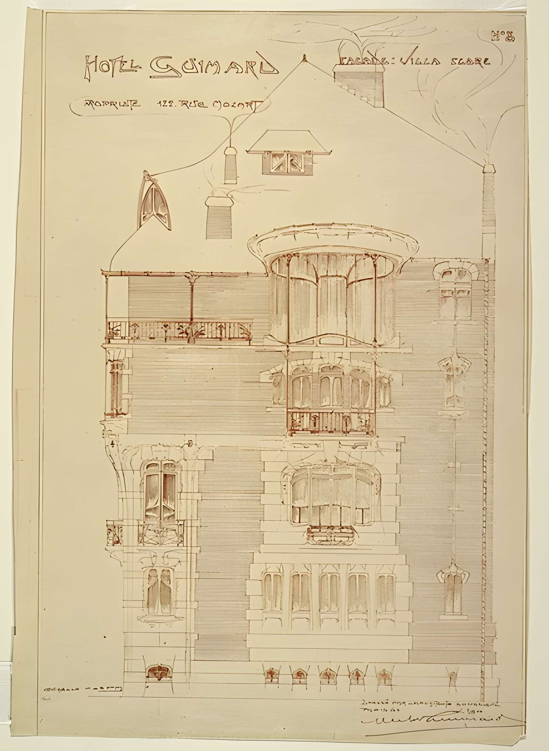 Ancien Hôtel Véron ou Château d'Auteuil, dit aussi Hôtel Puscher ou de Pérignon