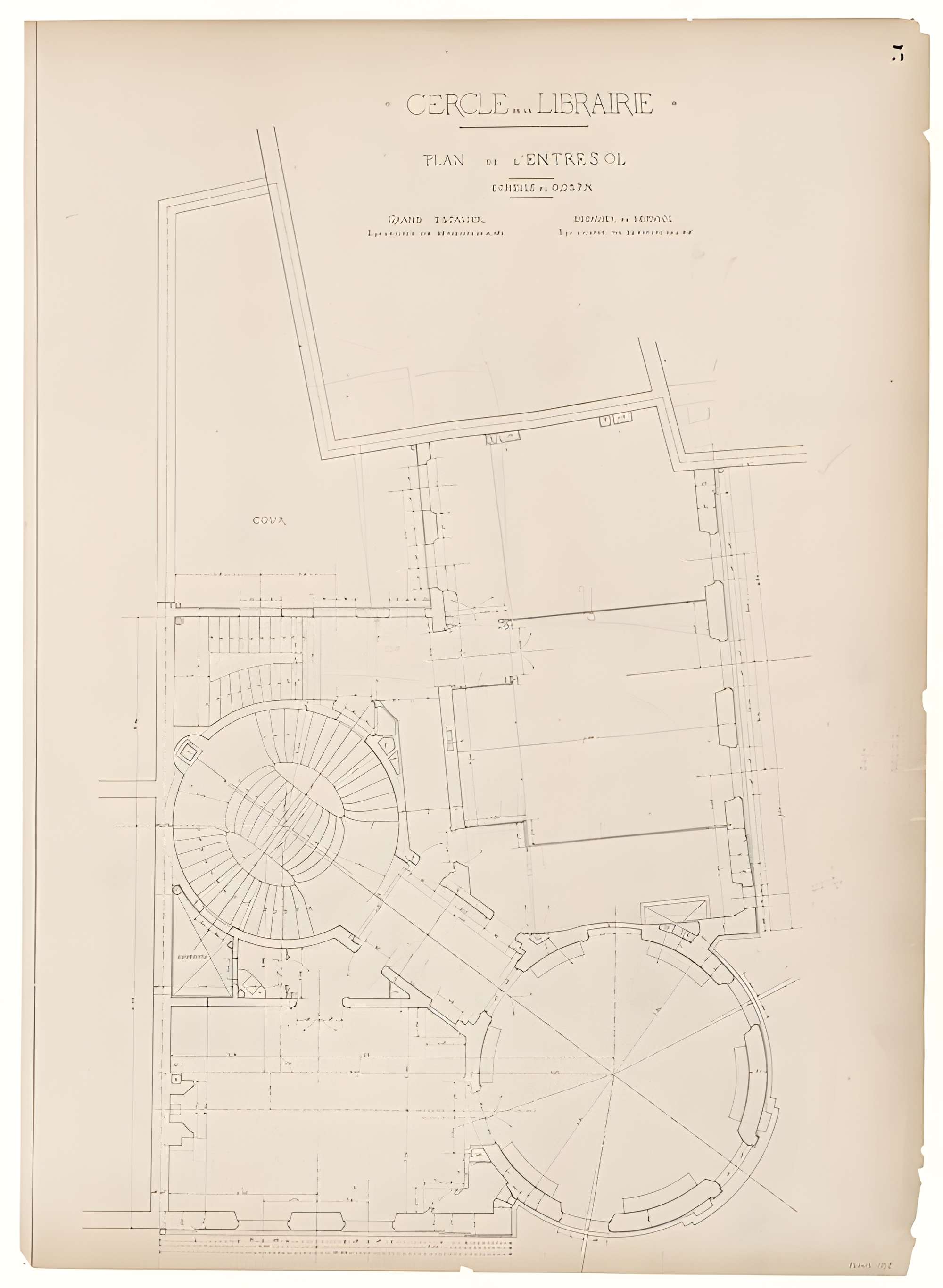Immeuble du Cercle de la Librairie - Paris 6ème