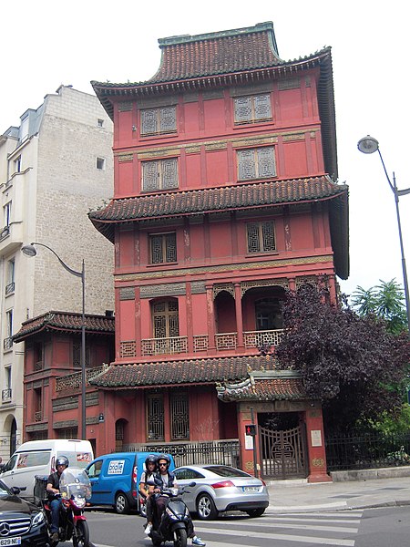 Pagode rouge - Paris 8ème