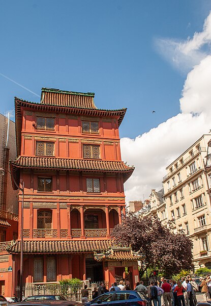 Pagode rouge - Paris 8ème