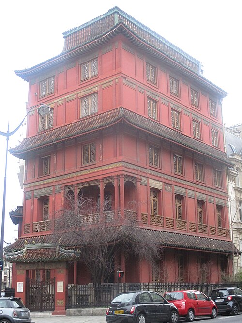 Pagode rouge - Paris 8ème