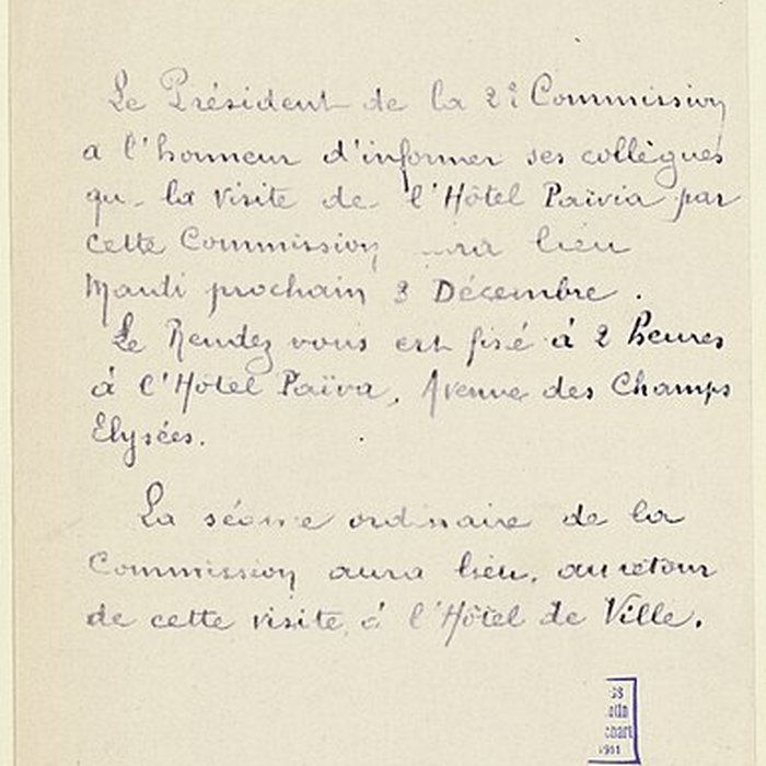 Photo de Ancien hôtel de la Païva à Paris