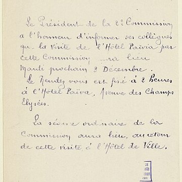 Ancien hôtel de la Païva à Paris