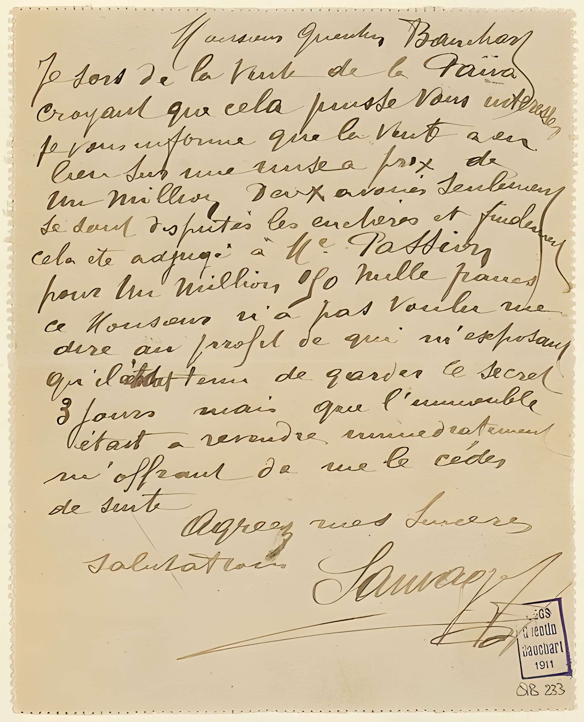 Ancien hôtel de la Païva à Paris