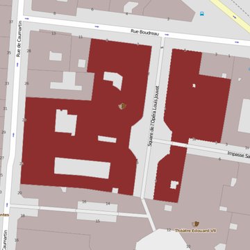 Immeubles 1-3-5-6 Square de lOpéra-Louis-Jouvet - Paris 9ème