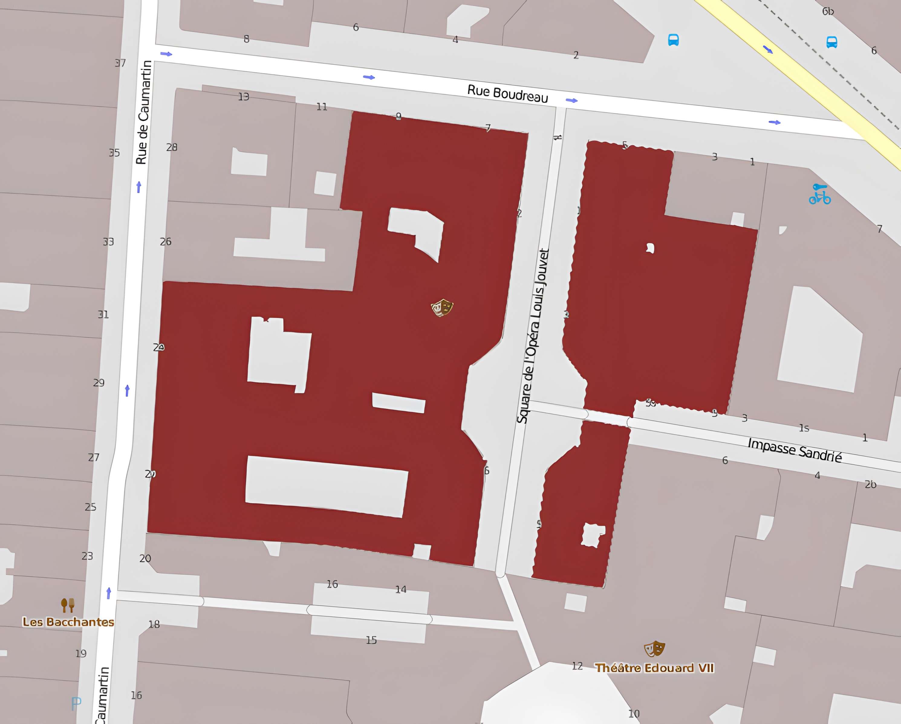Immeubles 1-3-5-6 Square de l'Opéra-Louis-Jouvet - Paris 9ème