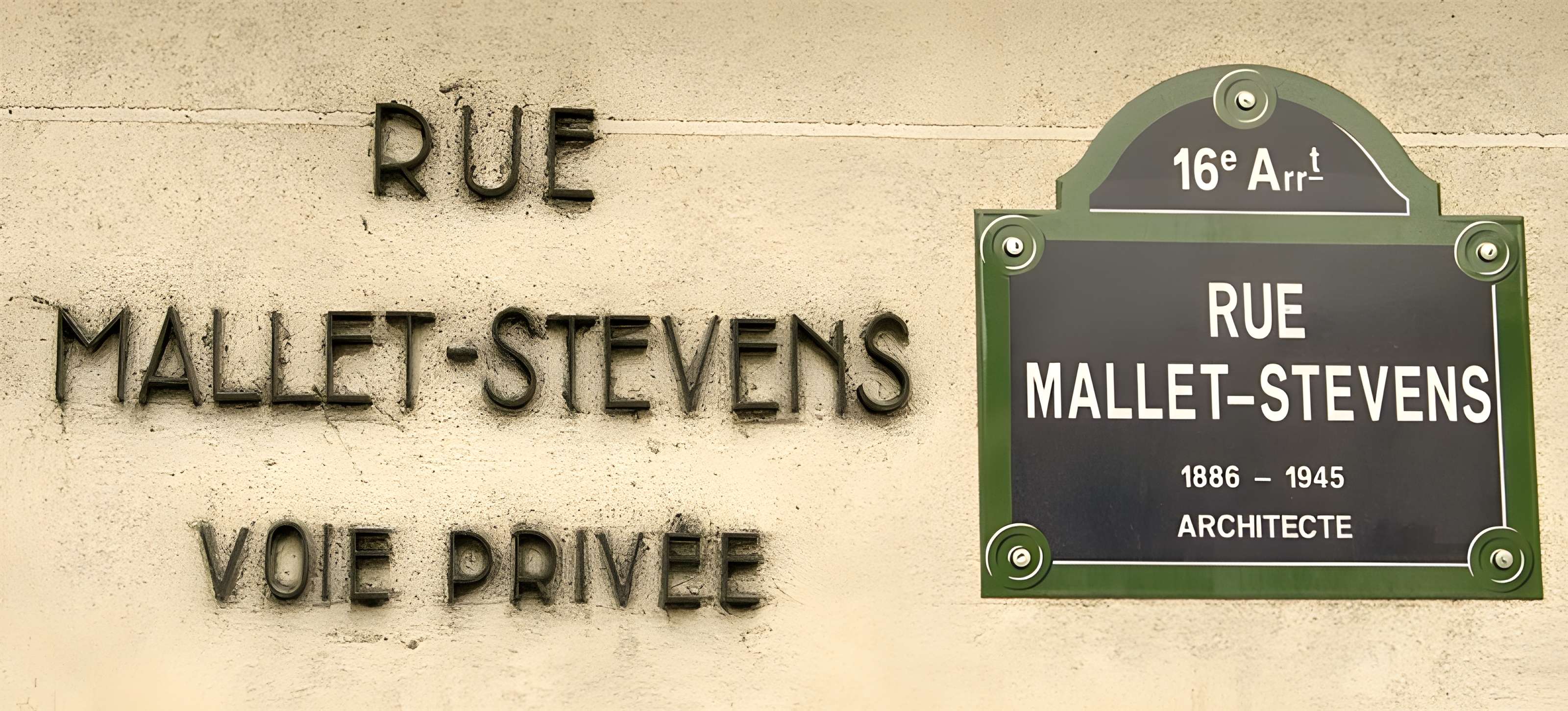 Immeubles N° 1-12 Rue Mallet-Stevens à Paris