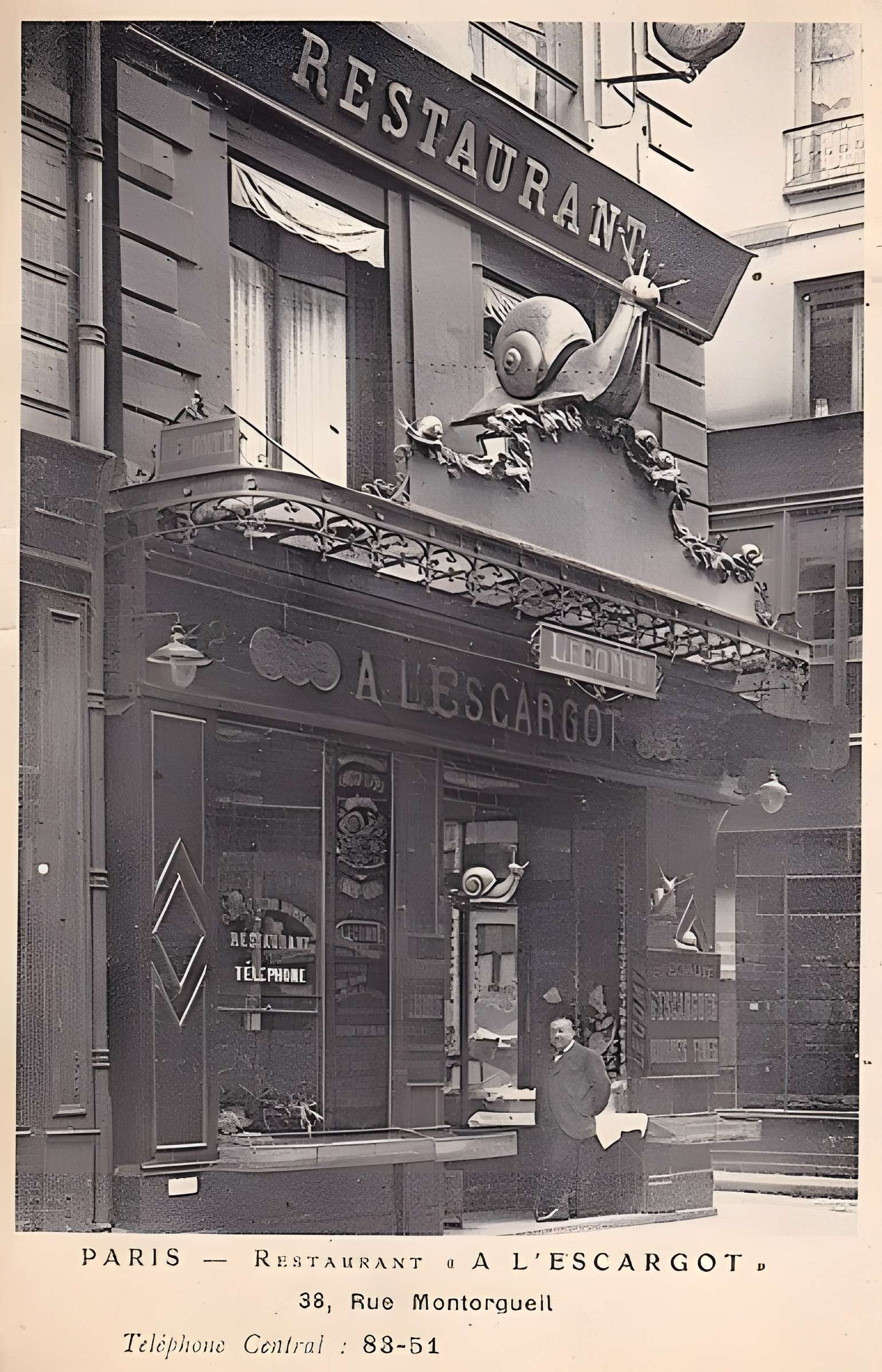 Restaurant L'Escargot Montorgueil - Paris 1er