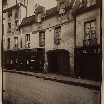 Débit de boisson, Rue Chanoinesse - Paris 4ème