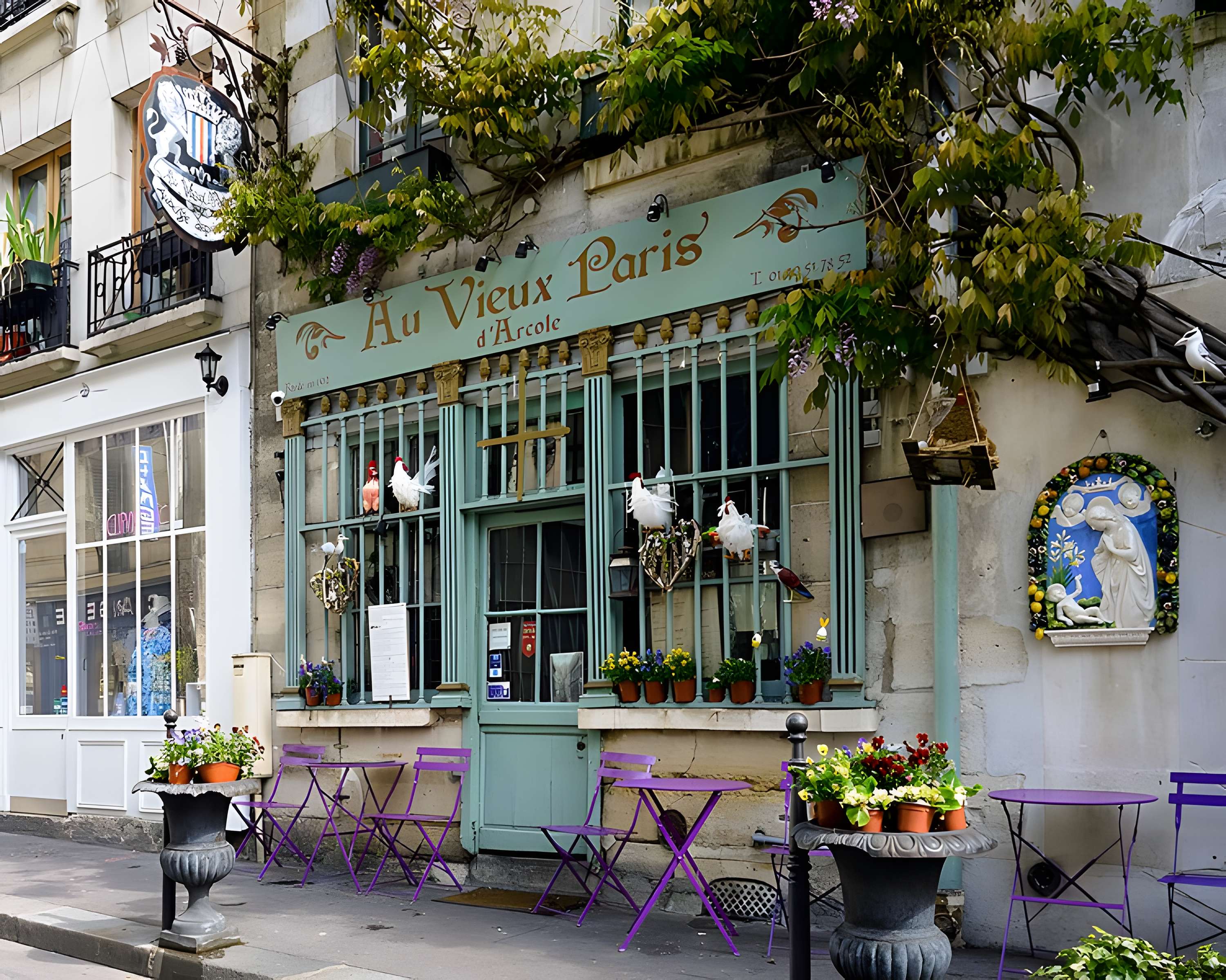 Débit de boisson, Rue Chanoinesse - Paris 4ème