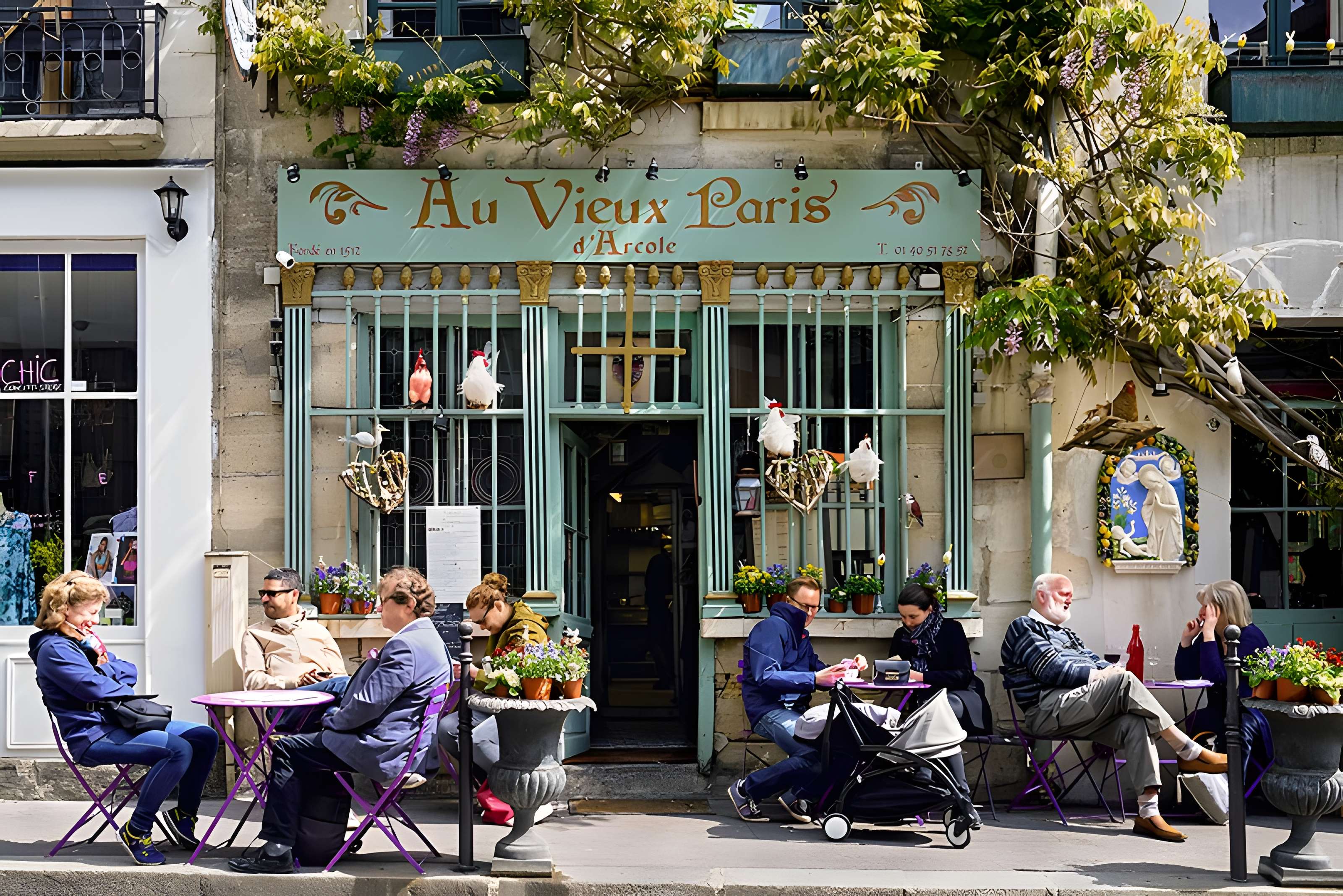 Débit de boisson, Rue Chanoinesse - Paris 4ème