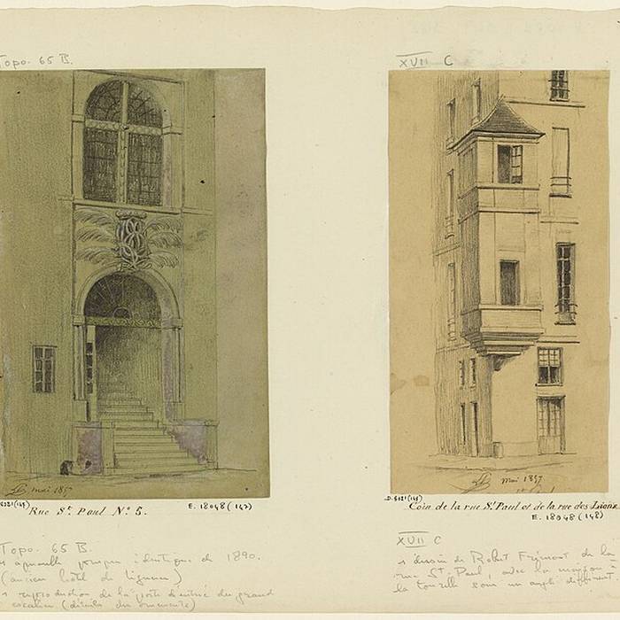 Photo de Maison 8 Rue Saint-Paul - Paris 4ème