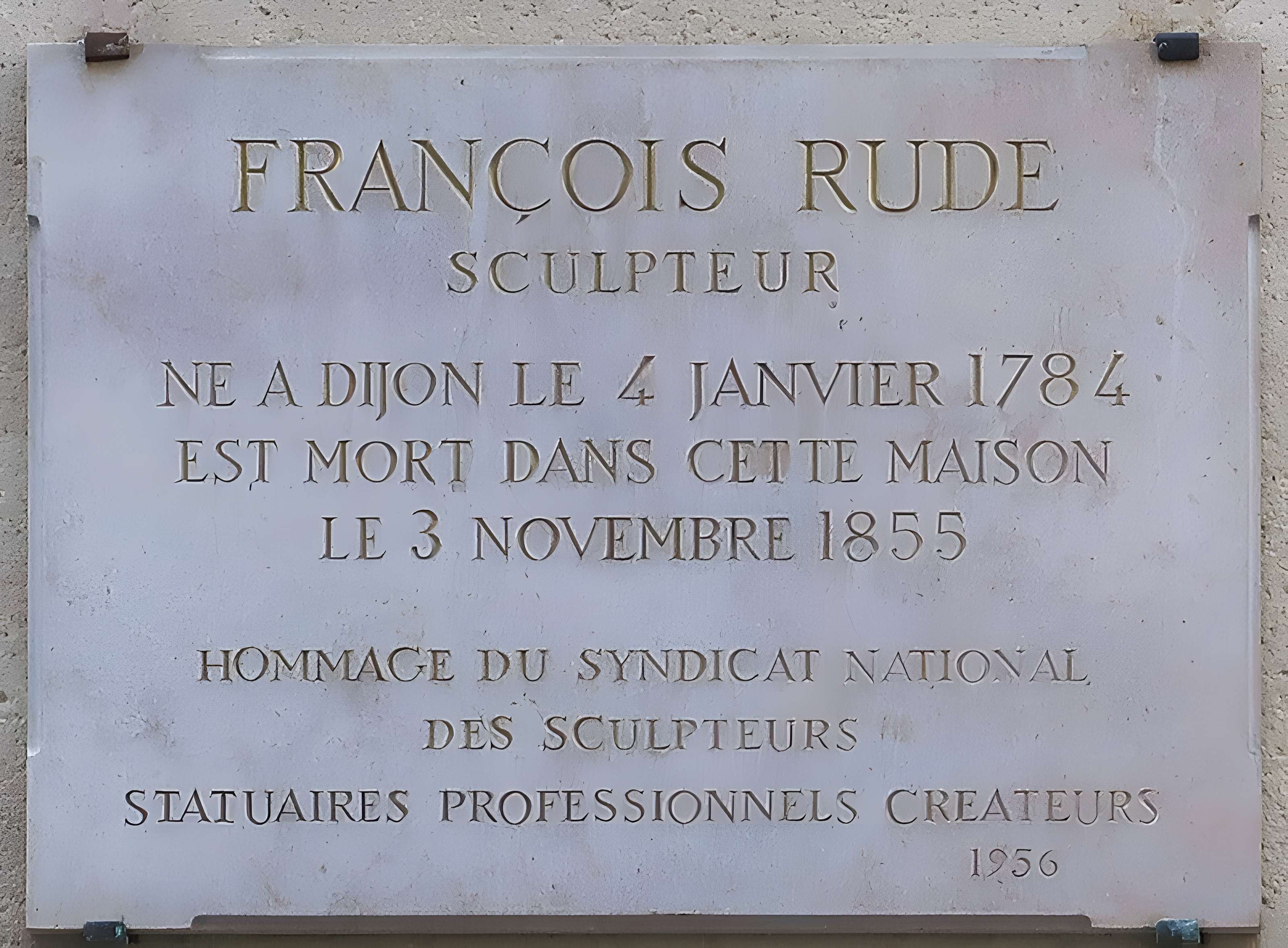 Maison du sculpteur Rude - Paris 5ème
