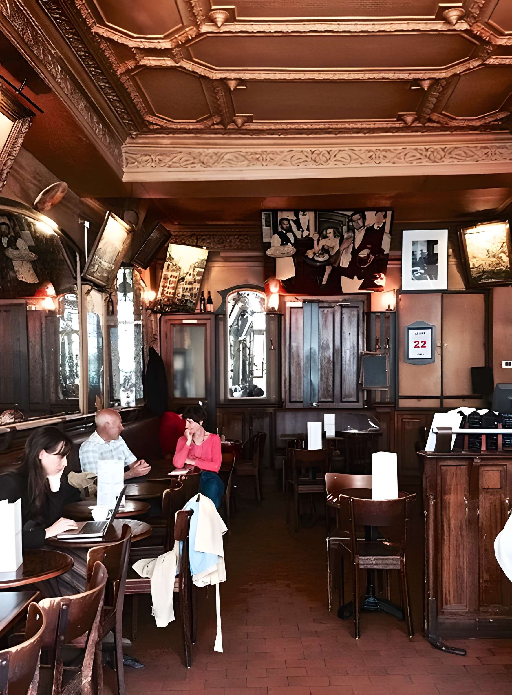 Café La Palette, Rue de Seine à Paris
