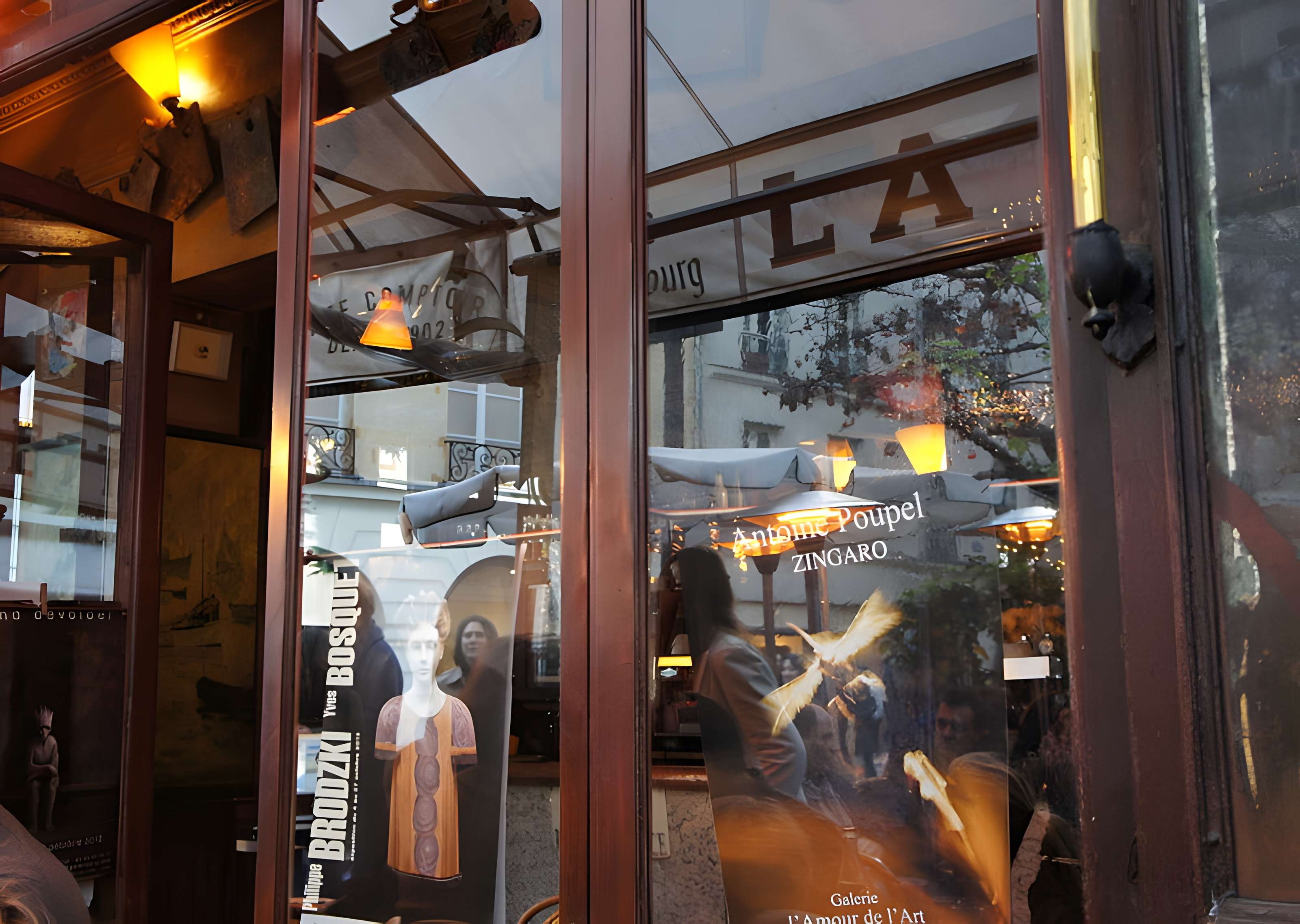 Café La Palette, Rue de Seine à Paris