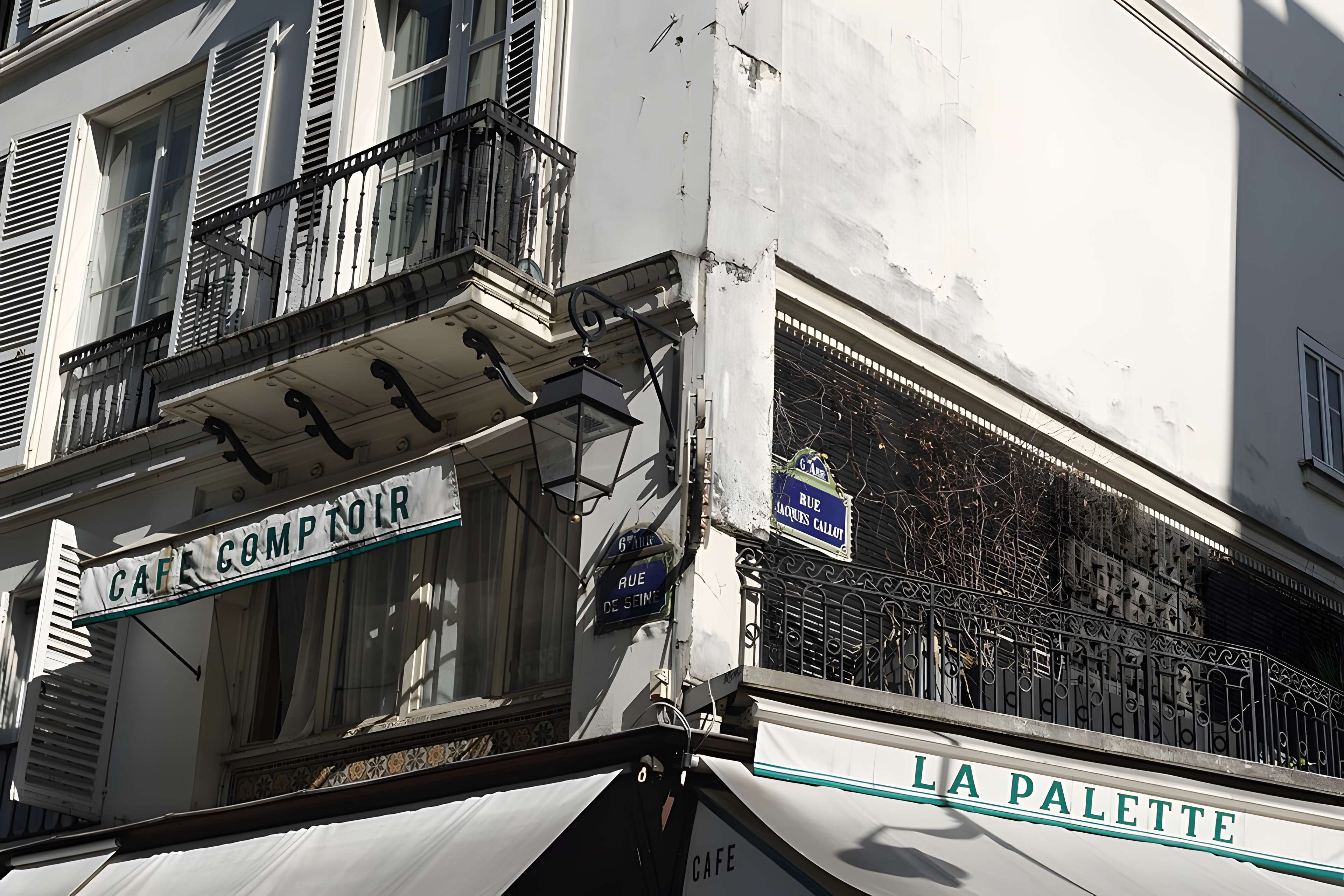 Café La Palette, Rue de Seine à Paris