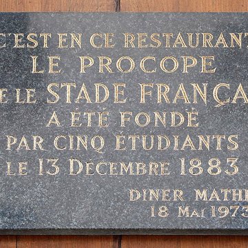 Café Procope à Paris