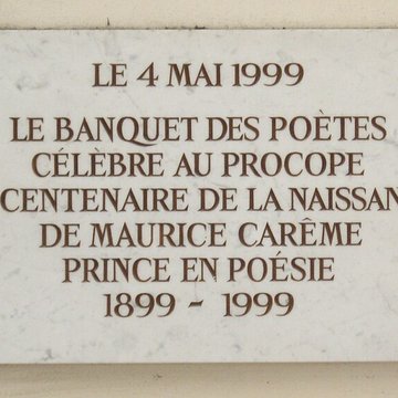 Café Procope à Paris