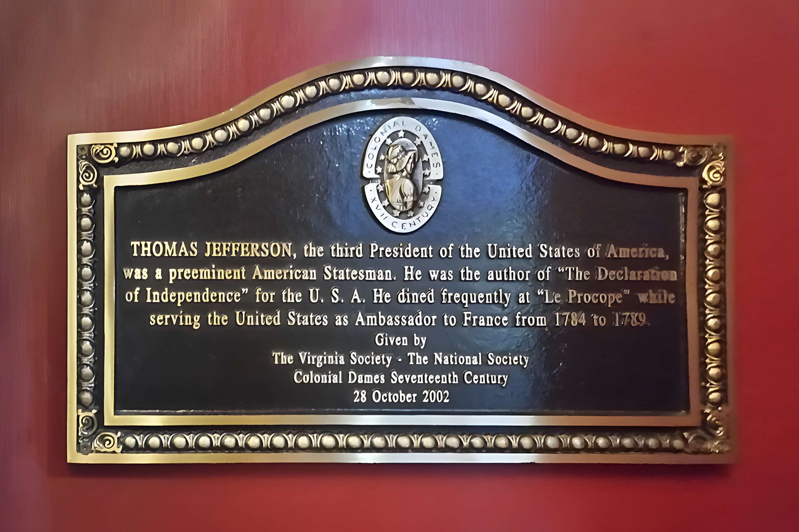 Café Procope à Paris