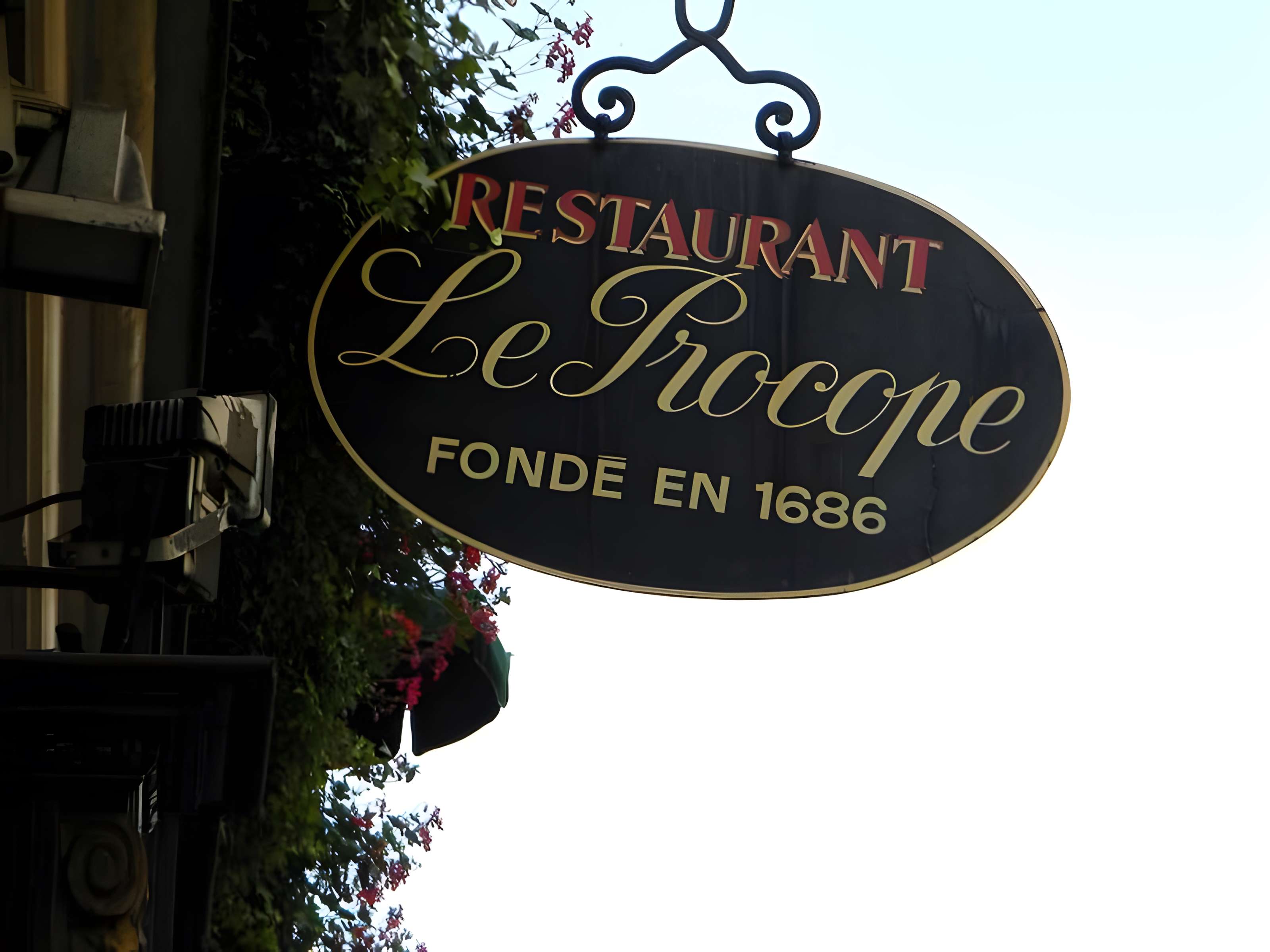 Café Procope à Paris