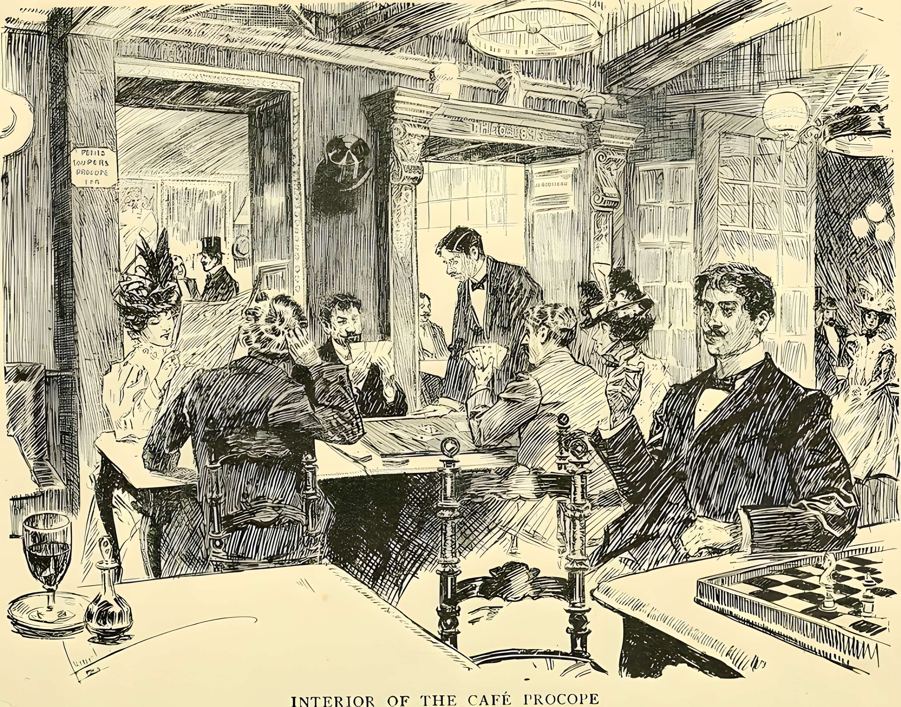 Café Procope à Paris