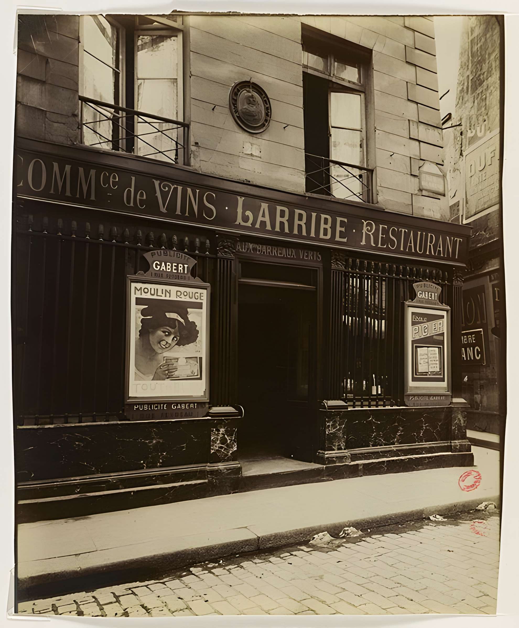 Débit de boisson Au petit Maure, Rue de Seine - Paris 6ème