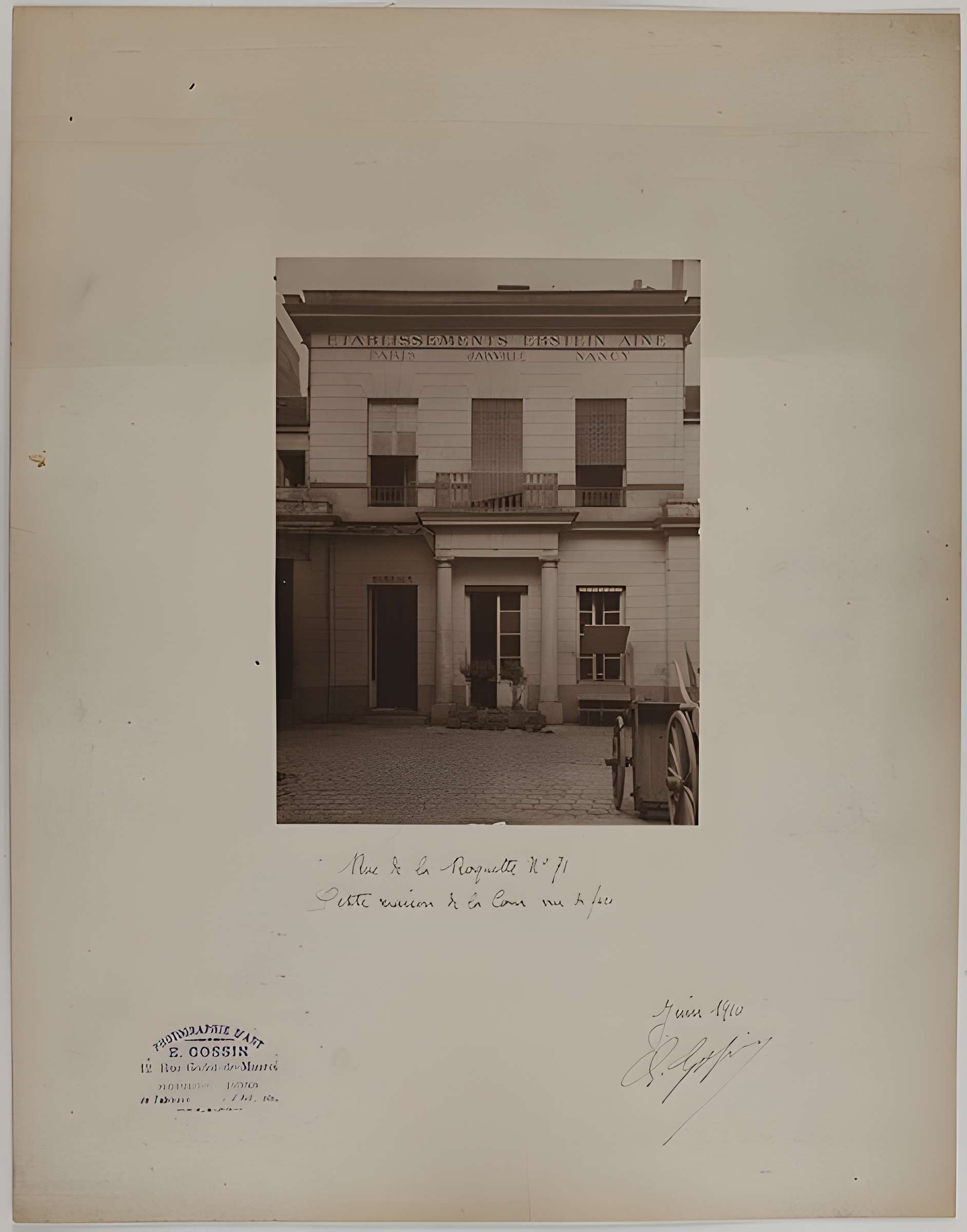 Maison 71 Rue de la Roquette - Paris 11ème