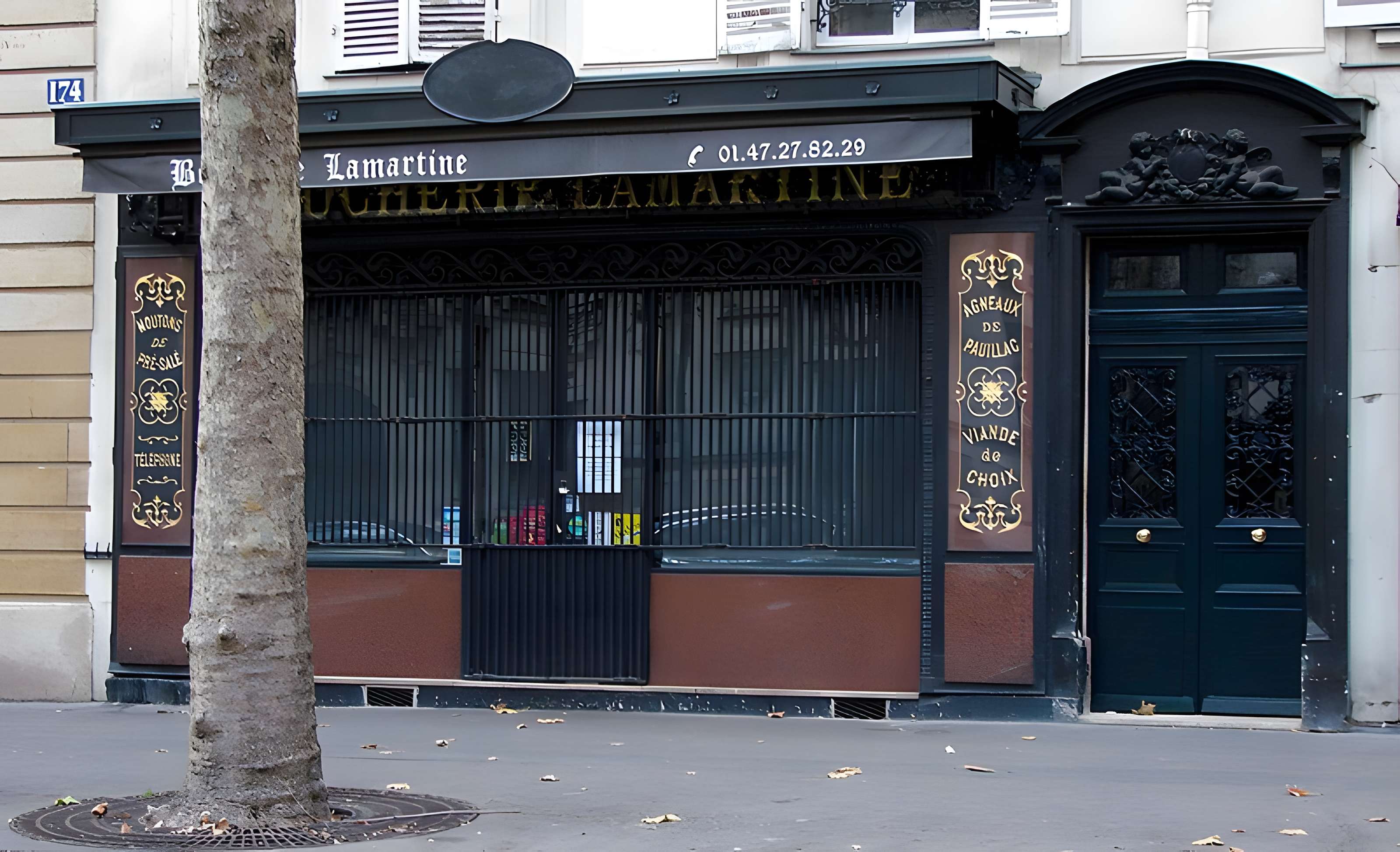 Boucherie Lamartine, Avenue Victor-Hugo - Paris 16ème
