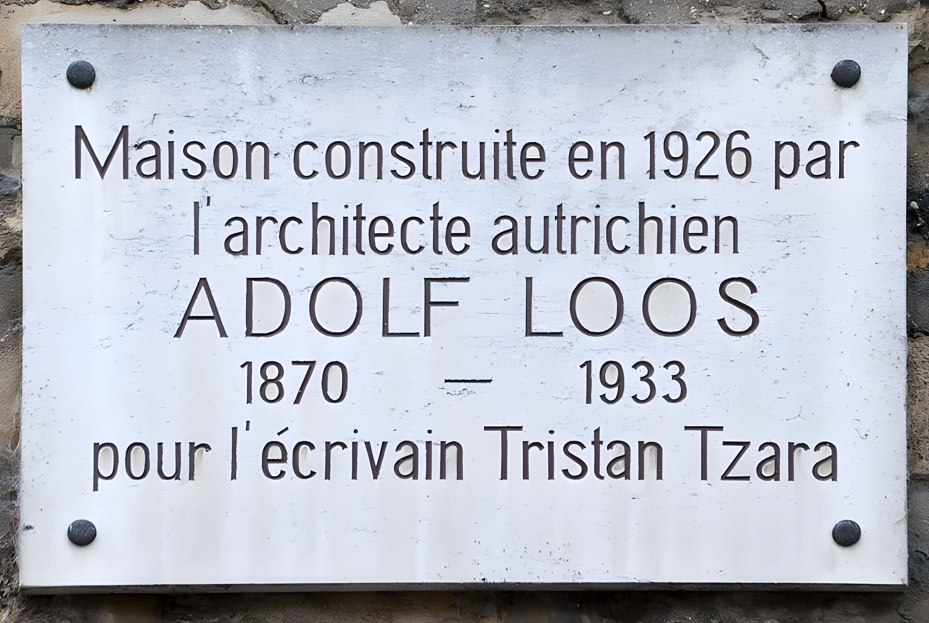 Maison de Tristan Tzara à Paris
